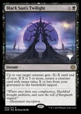 Black Sun's Twilight (V.2) - Crepuscolo del Sole Nero (V.2) - [PONE] [NM] [Foil]