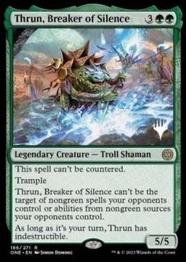 Thrun, Breaker of Silence (V.2) - Thrun, Breaker of Silence (V.2) - [PONE] [NM] [Foil]