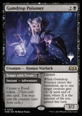 Gumdrop Poisoner // Tempt with Treats (V.2) - Gumdrop Poisoner // Tempt with Treats (V.2) - [PWOE] [NM] [Foil]