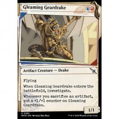Gleaming Geardrake - Gleaming Geardrake - [XMKM] [NM] [Foil]