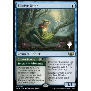 Elusive Otter // Grove's Bounty (V.2) - Lontra Elusiva // Dono del Boschetto (V.2) - [PWOE] [NM]