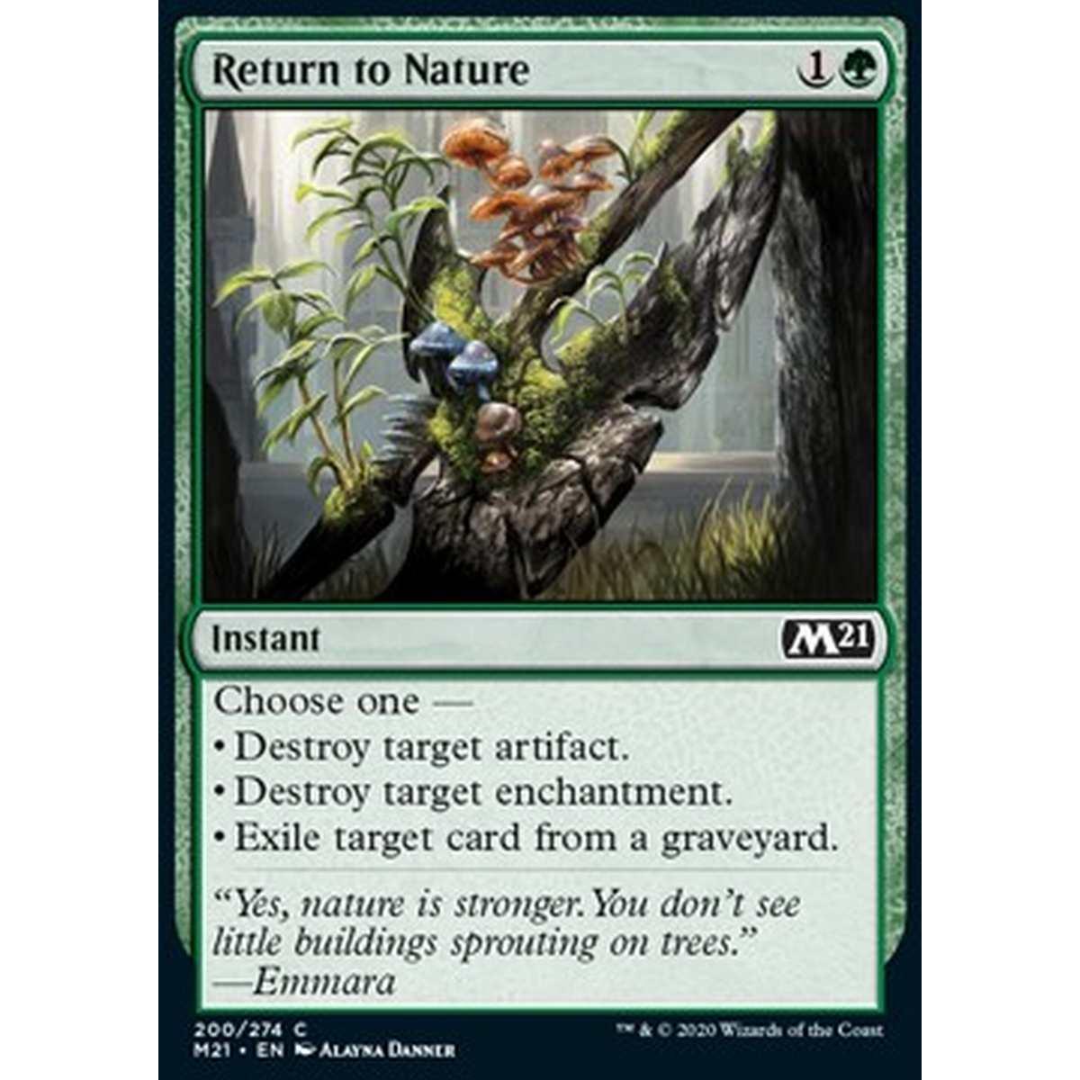 Return to Nature - Restituire alla Natura - [M21] [NM]
