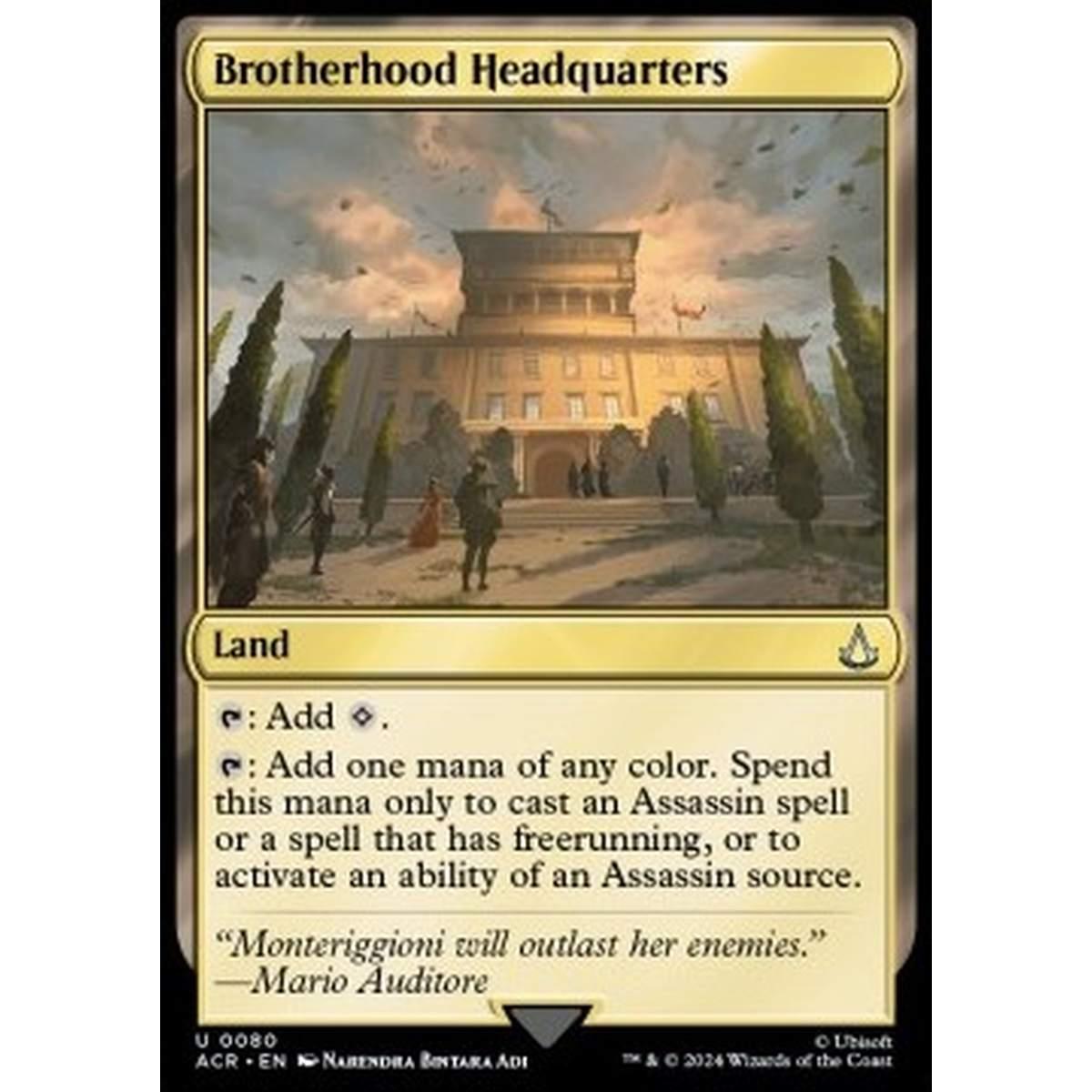 Brotherhood Headquarters - Brotherhood Headquarters - [ACR] [NM] [Foil]