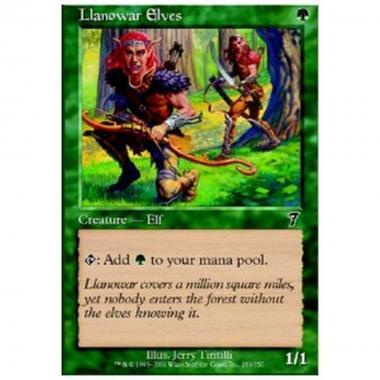 Llanowar Elves - Llanowar Elves - [7ED] [EX]
