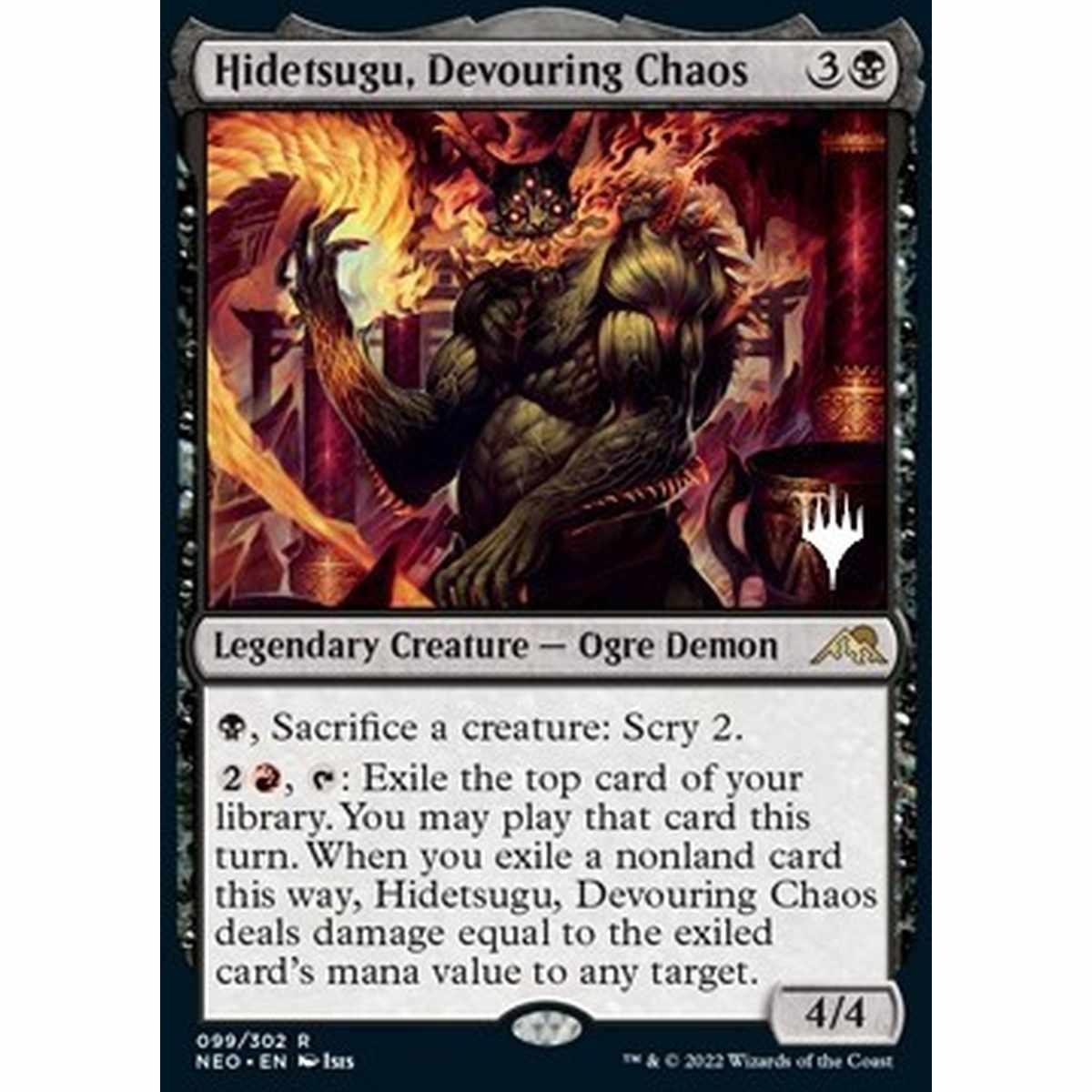 Hidetsugu, Devouring Chaos (V.2) - Hidetsugu, Caos Divoratore (V.2) - [PNEO] [NM] [Foil]
