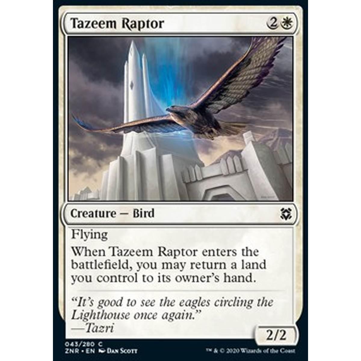 Tazeem Raptor - Rapace di Tazeem - [ZNR] [NM]