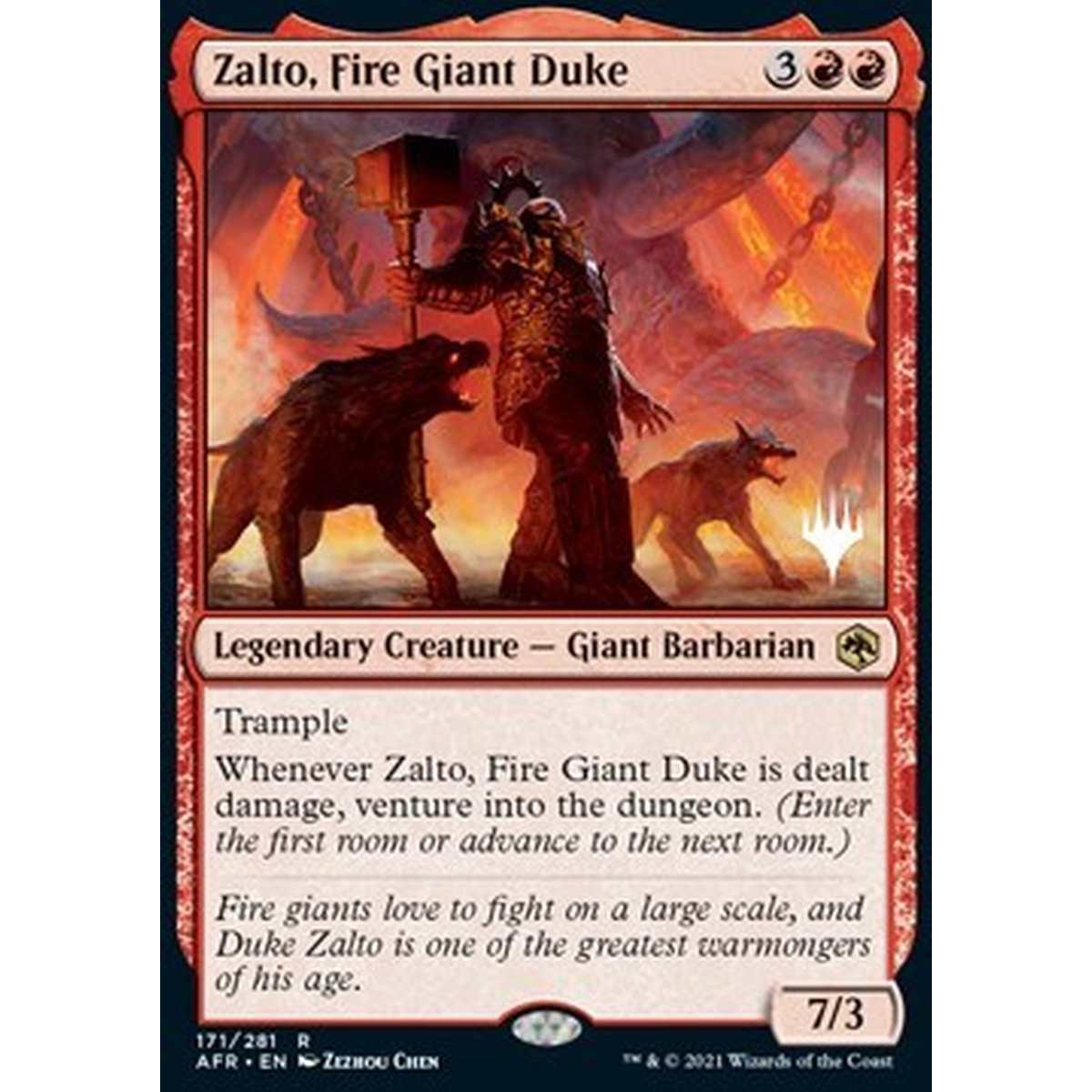 Zalto, Fire Giant Duke (V.2) - Zalto, Duca dei Giganti del Fuoco (V.2) - [PAFR] [NM] [Foil]