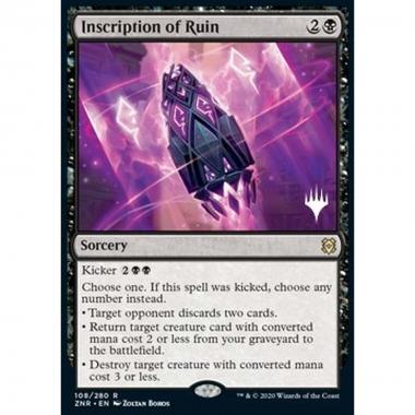 Inscription of Ruin (V.1) - Iscrizione della Rovina (V.1) - [PZNR] [NM] [Foil]