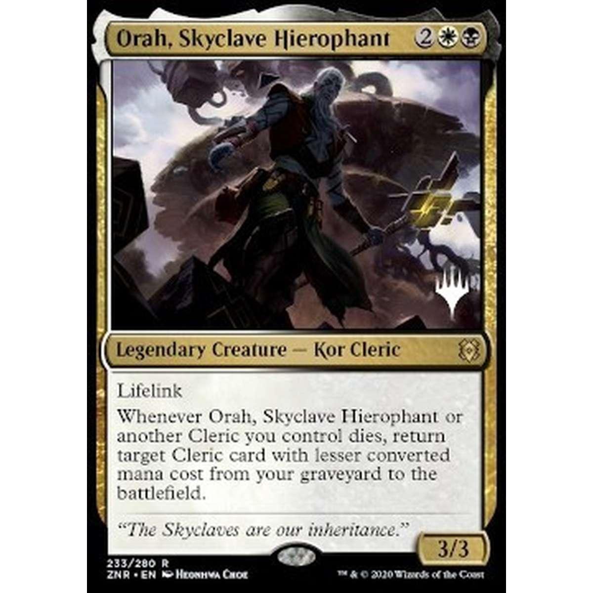 Orah, Skyclave Hierophant (V.1) - Orah, Gerofante dell'Enclave Celeste (V.1) - [PZNR] [NM] [Foil]