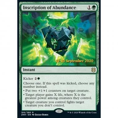 Inscription of Abundance (V.2) - Iscrizione dell'Abbondanza (V.2) - [PZNR] [NM] [Foil]