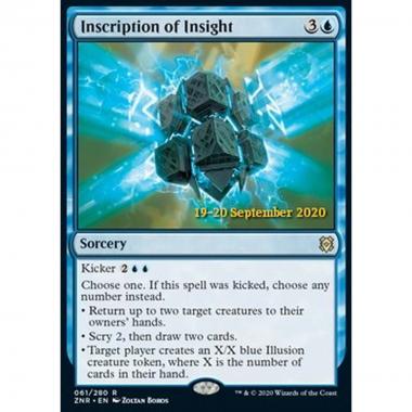 Inscription of Insight (V.2) - Iscrizione della Conoscenza (V.2) - [PZNR] [NM] [Foil]