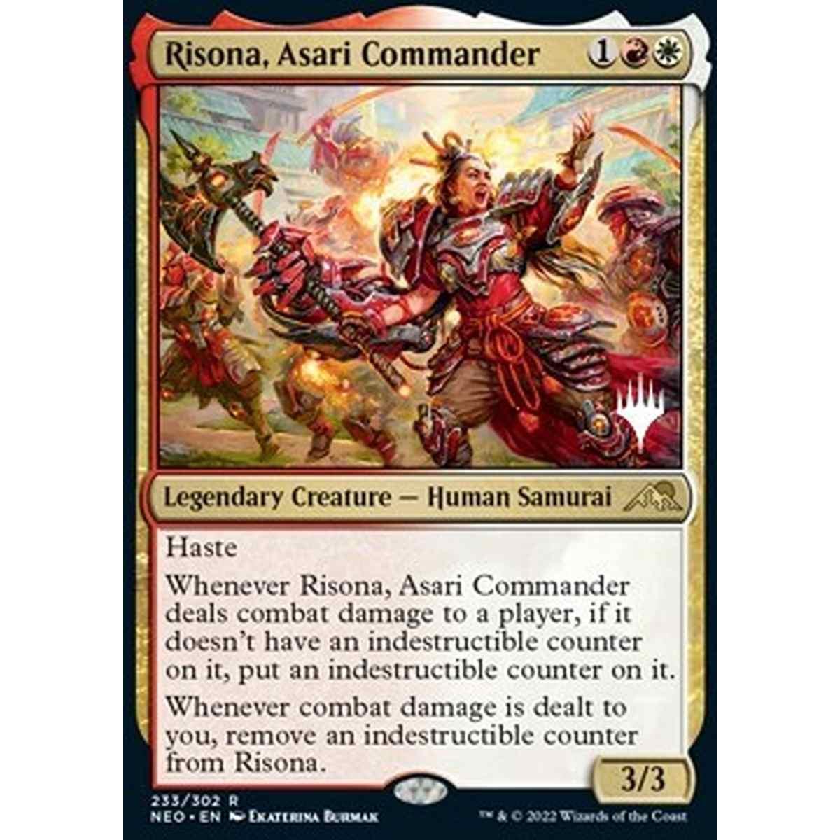 Risona, Asari Commander (V.2) - Risona, Comandante Asari (V.2) - [PNEO] [NM] [Foil]