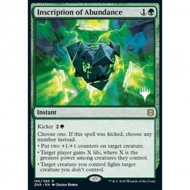 Inscription of Abundance (V.1) - Iscrizione dell'Abbondanza (V.1) - [PZNR] [NM] [Foil]