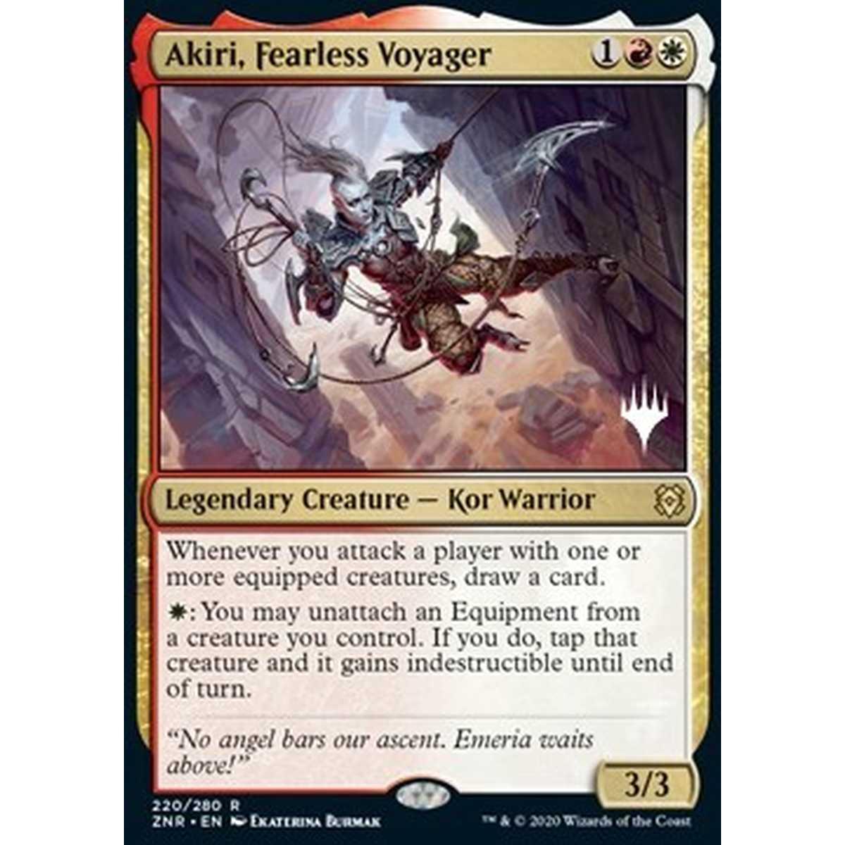Akiri, Fearless Voyager (V.1) - Akiri, Viaggiatrice Impavida (V.1) - [PZNR] [NM] [Foil]