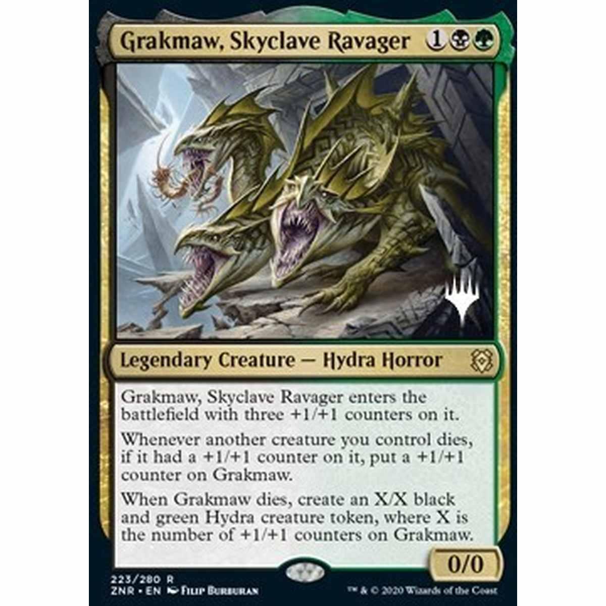 Grakmaw, Skyclave Ravager (V.1) - Grakodon, Rovina di Enclave Celesti (V.1) - [PZNR] [NM] [Foil]