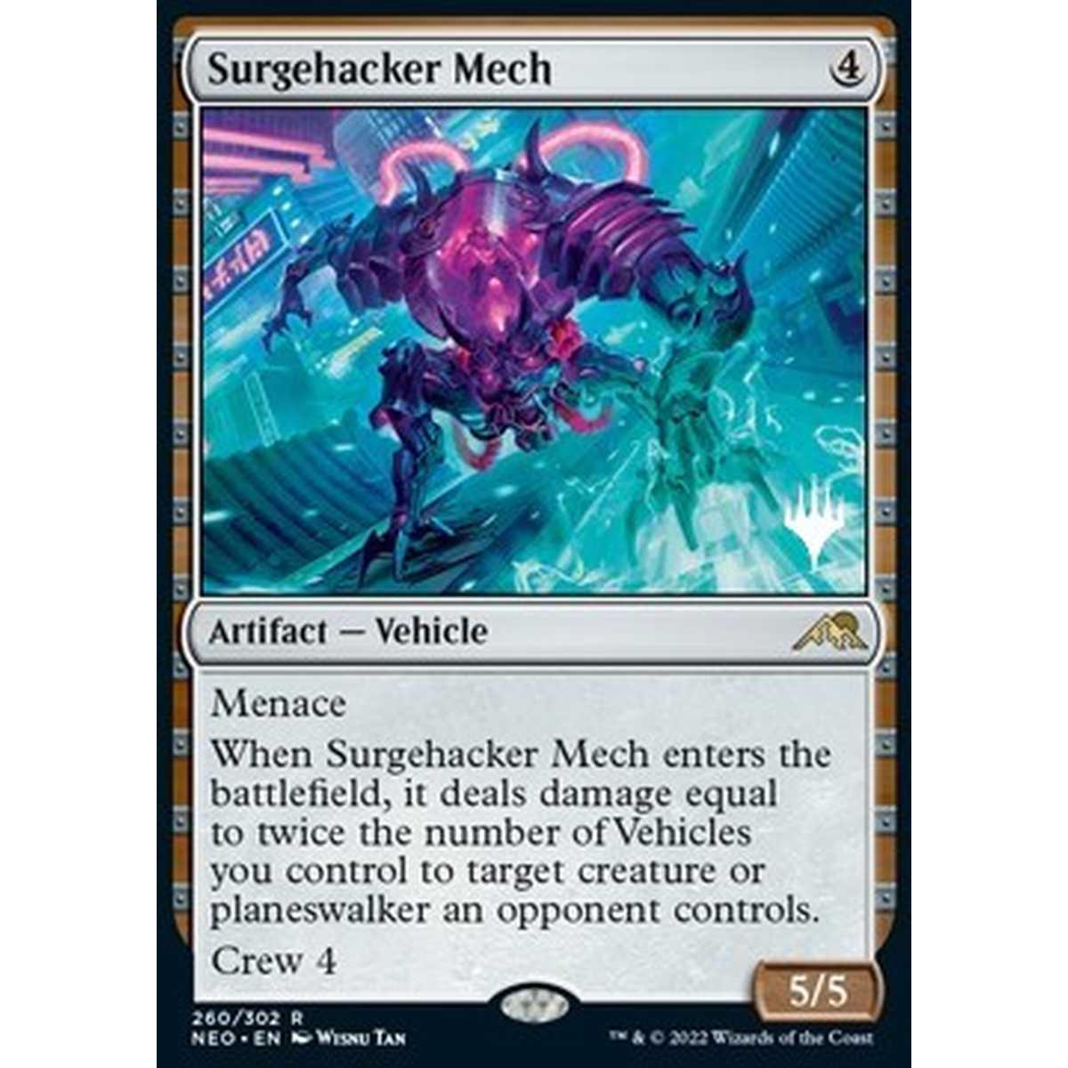 Surgehacker Mech (V.2) - Mecha Hacker dei Flussi (V.2) - [PNEO] [NM] [Foil]