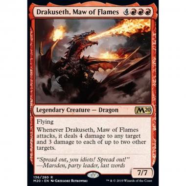 Drakuseth, Maw of Flames - Drakuseth, Fauce di Fiamme - [M20] [NM]