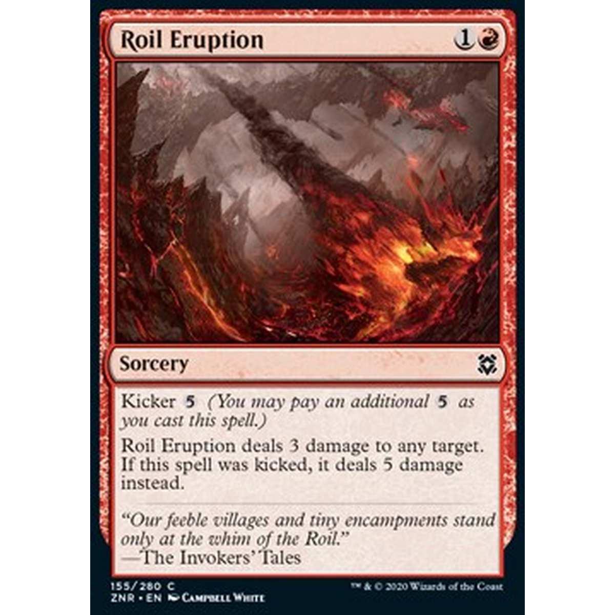 Roil Eruption - Eruzione del Torbido - [ZNR] [NM]