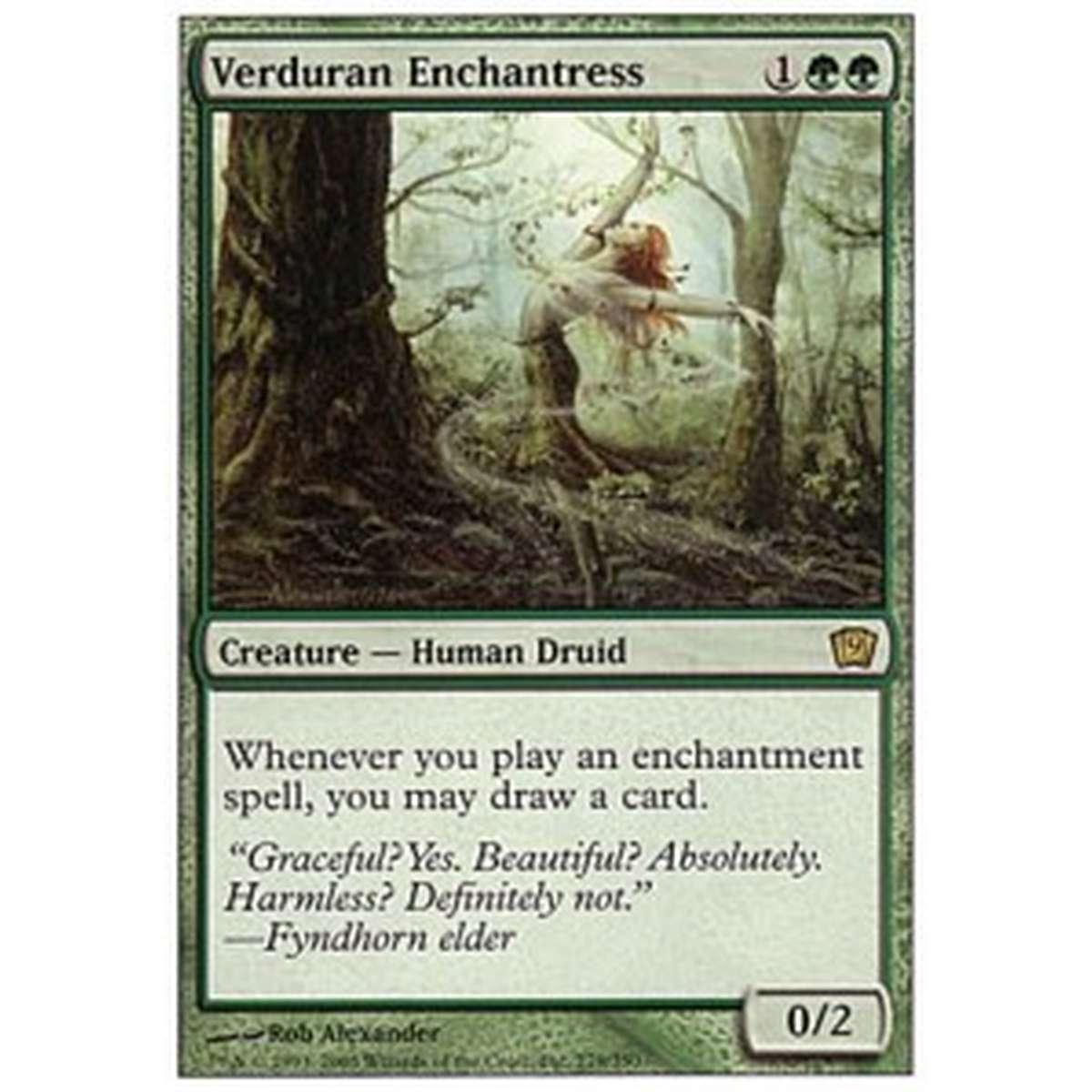 Verduran Enchantress - Incantatrice Verde dei Boschi - [9ED] [EX]
