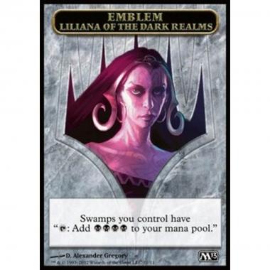 Liliana of the Dark Realms Emblem - Liliana of the Dark Realms Emblem - [M13] [NM]