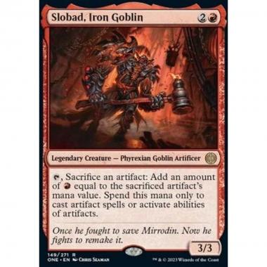 Slobad, Iron Goblin - Slobad, Iron Goblin - [ONE] [NM] [Foil]
