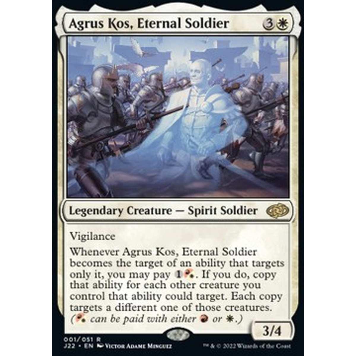 Agrus Kos, Eternal Soldier - Agrus Kos, Eternal Soldier - [J22] [NM]