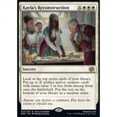 Kayla's Reconstruction (V.1) - Ricostruzione di Kayla (V.1) - [PBRO] [NM] [Foil]