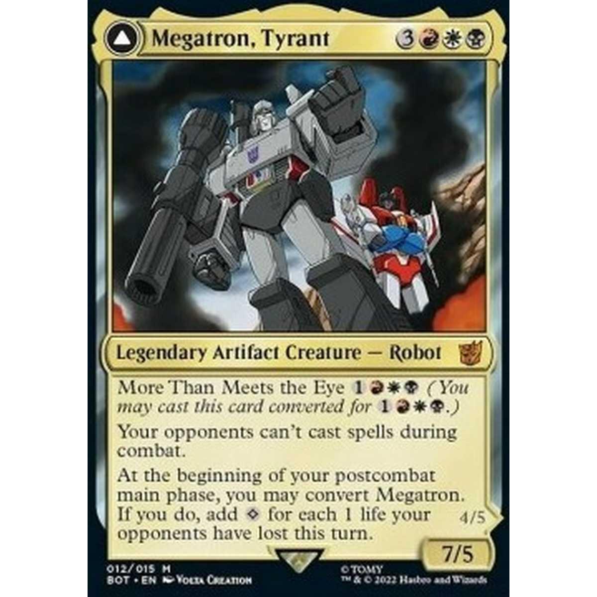 Megatron, Tyrant // Megatron, Destructive Force (V.1) - Megatron, Tyrant // Megatron, Destructive Force (V.1) - [BOT] [NM]