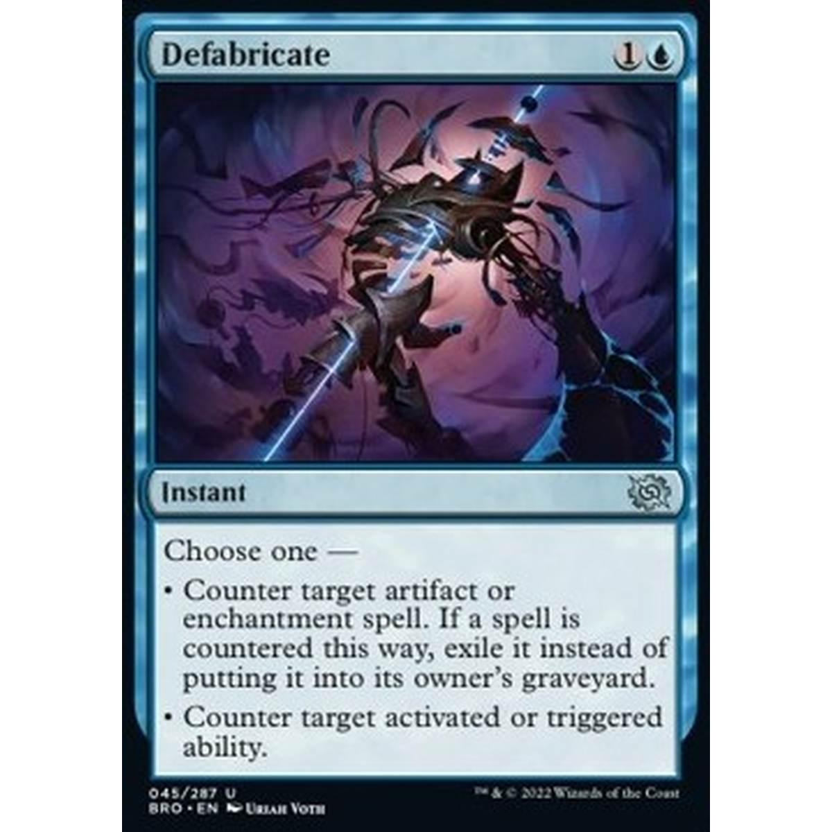 Defabricate - Defabricate - [BRO] [NM] [Foil]