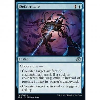 Defabricate - Defabricate - [BRO] [NM] [Foil]