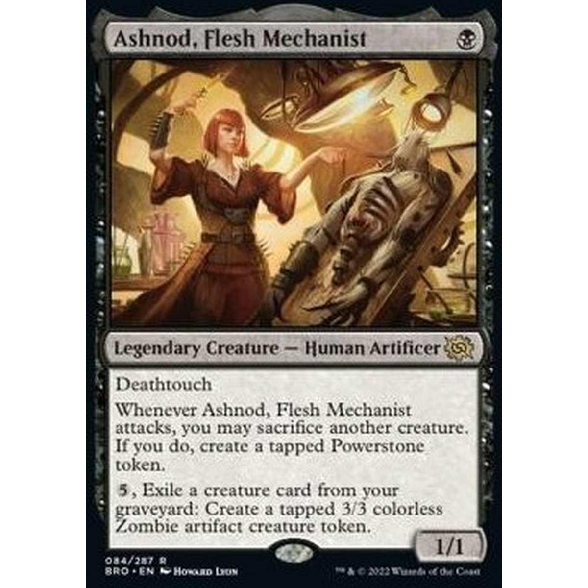 Ashnod, Flesh Mechanist - Ashnod, Flesh Mechanist - [BRO] [NM] [Foil]