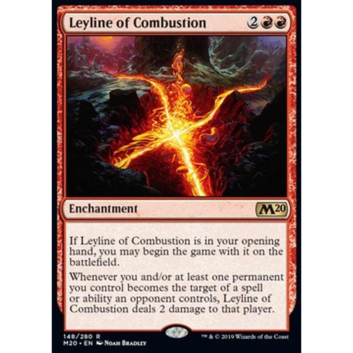 Leyline of Combustion - Leyline of Combustion - [M20] [NM]