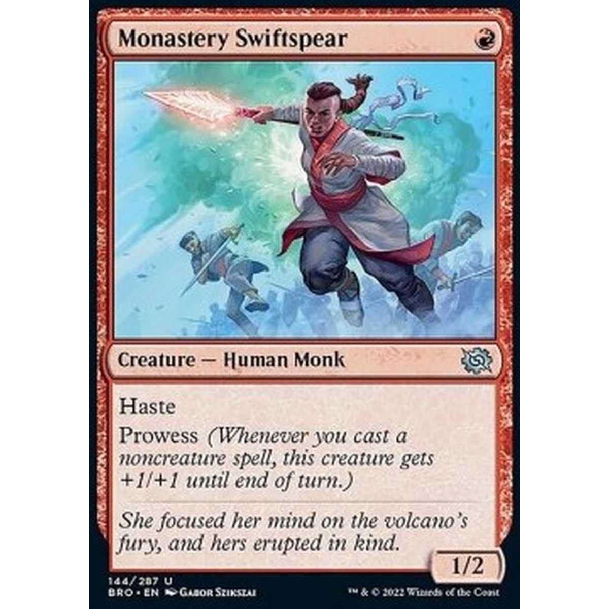 Monastery Swiftspear - Monastery Swiftspear - [BRO] [NM] [Foil]