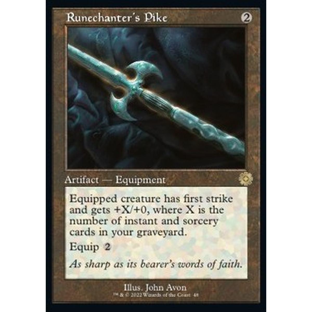 Runechanter's Pike (V.1) - Runechanter's Pike (V.1) - [BRR] [NM] [Foil]