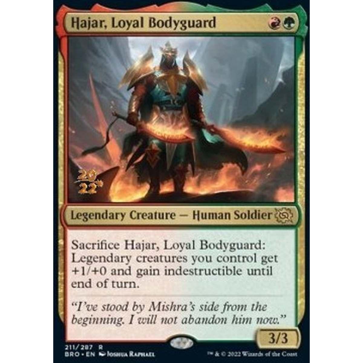 Hajar, Loyal Bodyguard (V.1) - Hajar, Guardia del Corpo Fedele (V.1) - [PBRO] [NM] [Foil]