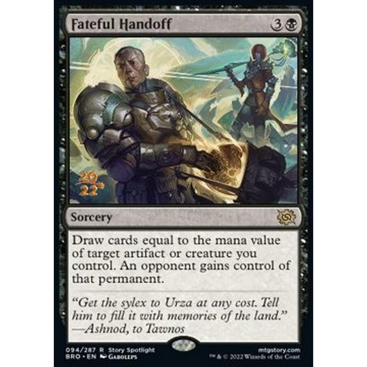 Fateful Handoff (V.1) - Passaggio Fatidico (V.1) - [PBRO] [NM] [Foil]