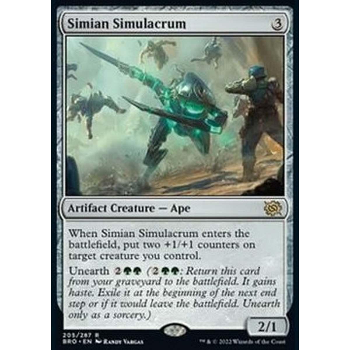 Simian Simulacrum - Simulacro Primate - [BRO] [NM] [Foil]