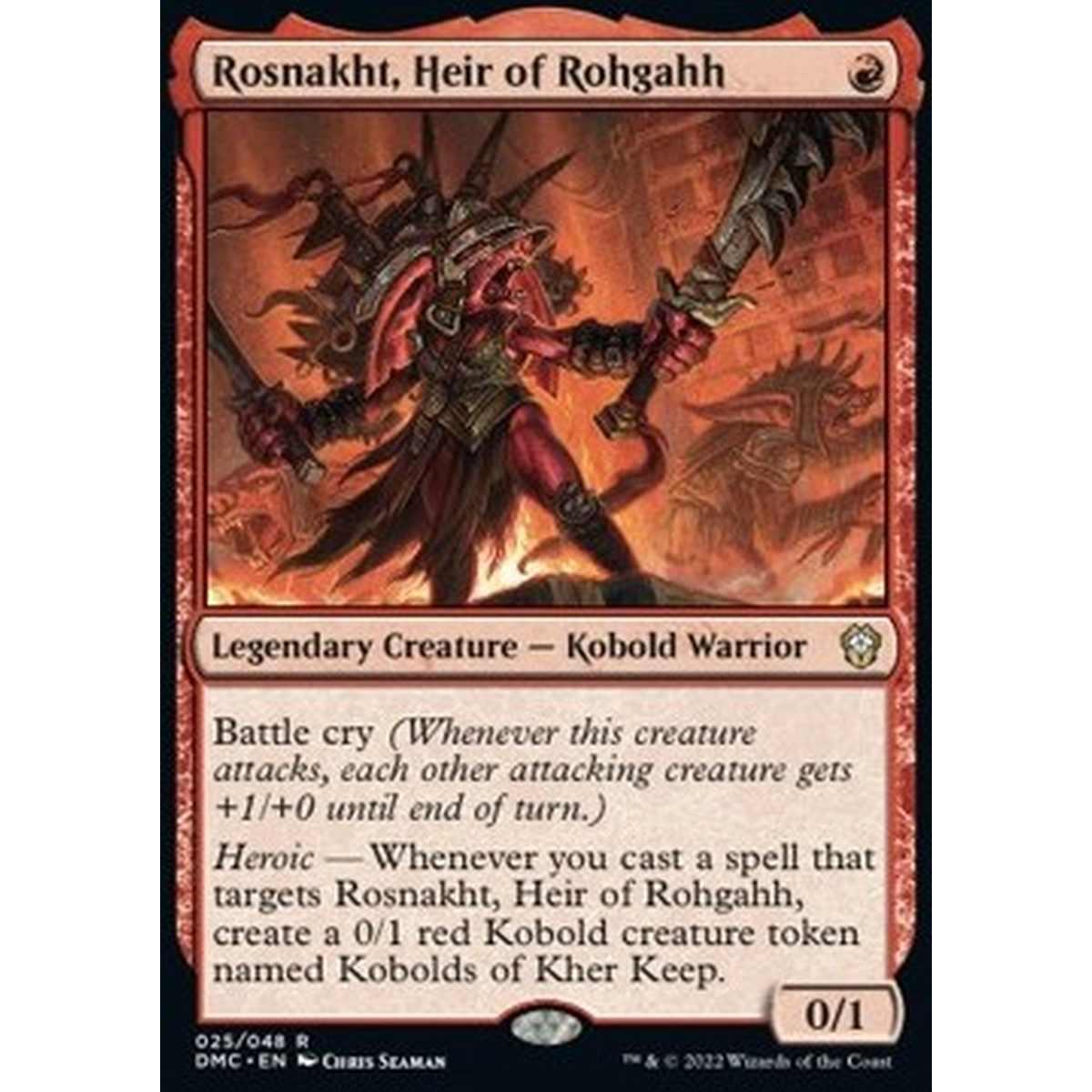 Rosnakht, Heir of Rohgahh - Rosnakht, Heir of Rohgahh - [DMC] [NM]