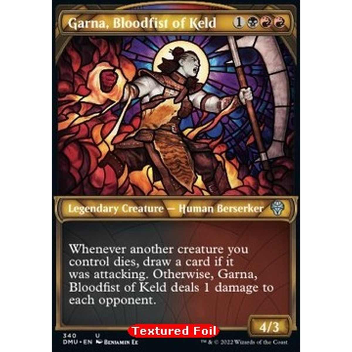 Garna, Bloodfist of Keld (V.2) - Garna, Bloodfist of Keld (V.2) - [XDMU] [NM] [Foil]