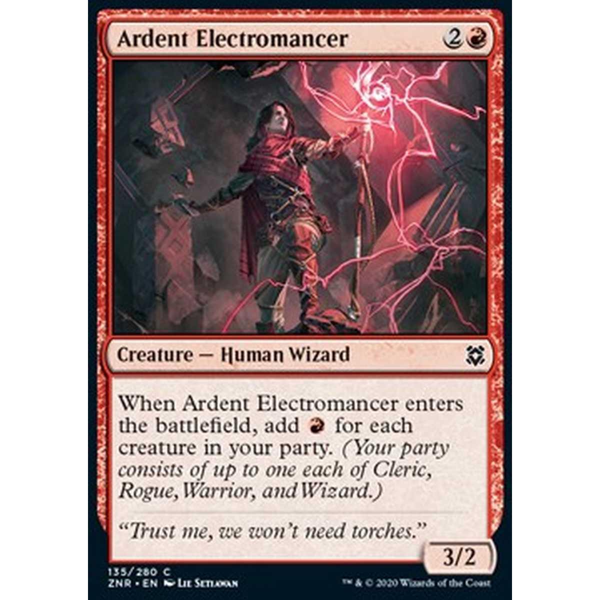 Ardent Electromancer - Elettromante Ardente - [ZNR] [NM]