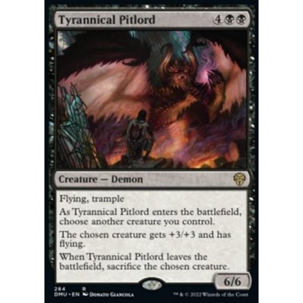 Tyrannical Pitlord (V.1) - Tyrannical Pitlord (V.1) - [XDMU] [NM] [Foil]