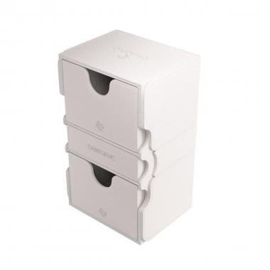 Deck Box Stronghold 200+ Convertible WHITE Gamegenic