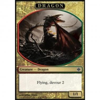 Dragon Token (Red and Green 1/1) - Dragon Token (Red and Green 1/1) - [ARB] [EX]