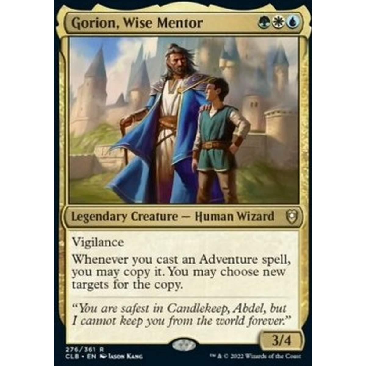 Gorion, Wise Mentor - Gorion, Wise Mentor - [CLB] [NM] [Foil]