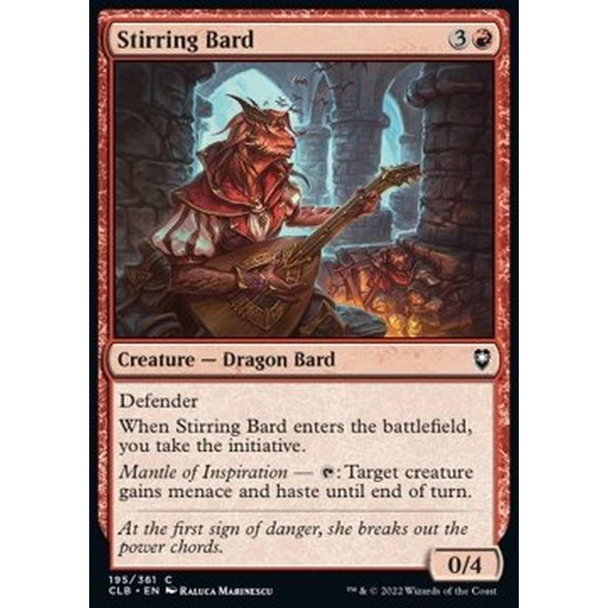 Stirring Bard - Stirring Bard - [CLB] [NM] [Foil]