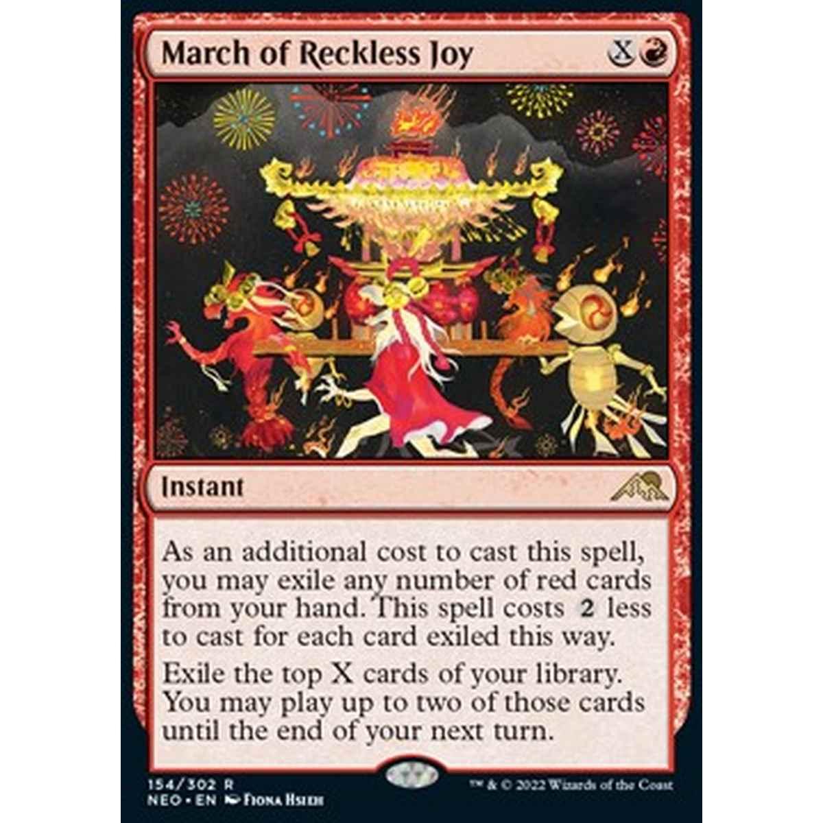 March of Reckless Joy - March of Reckless Joy - [NEO] [NM] [Foil]