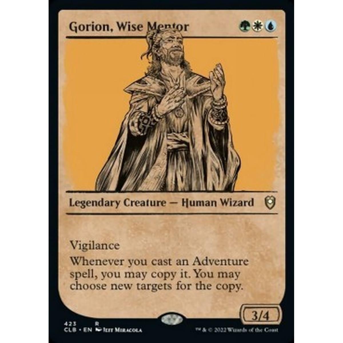 Gorion, Wise Mentor (V.2) - Gorion, Wise Mentor (V.2) - [XCLB] [NM] [Foil]