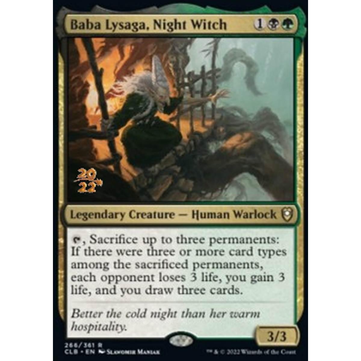 Baba Lysaga, Night Witch - Baba Lysaga, Strega della Notte - [PCLB] [NM] [Foil]