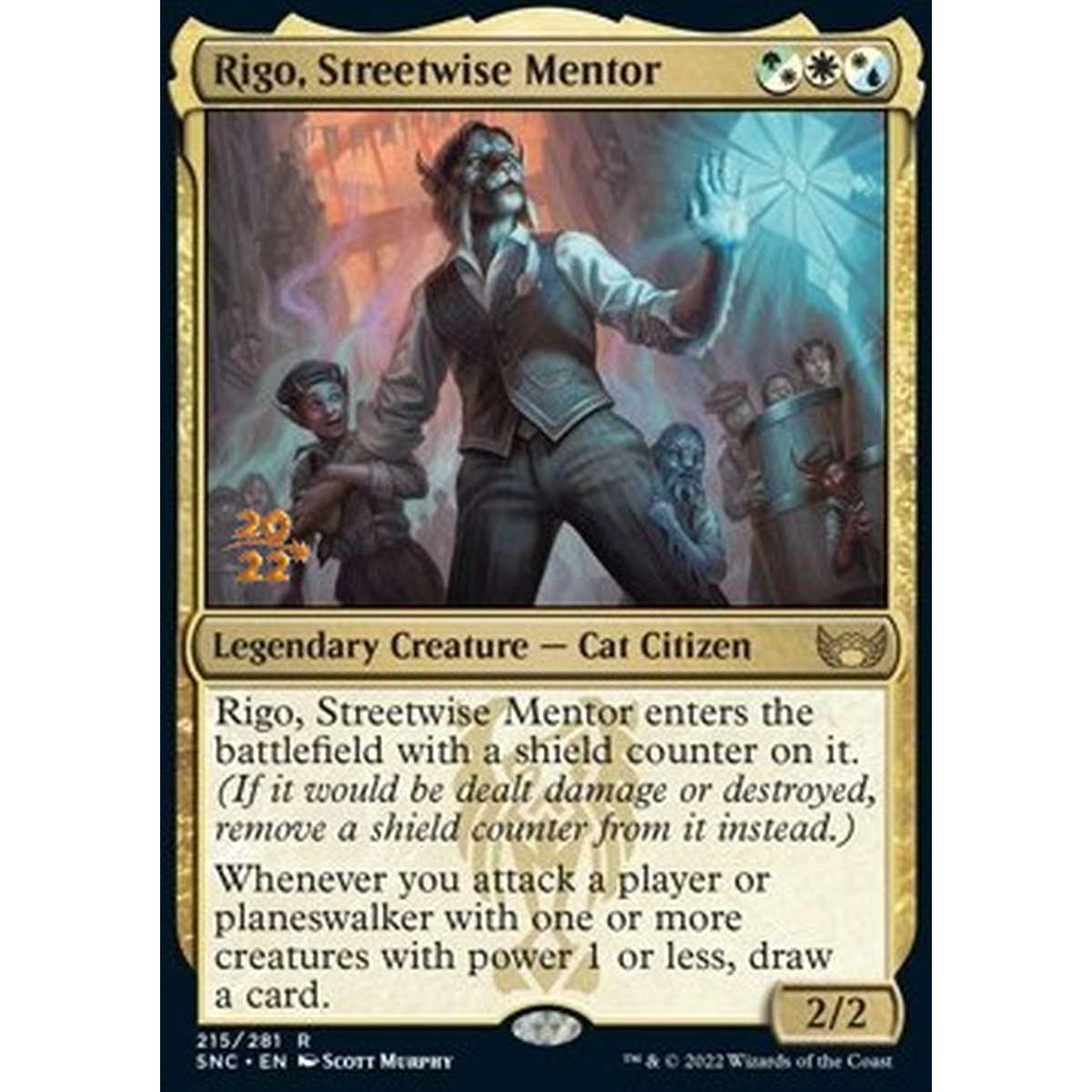 Rigo, Streetwise Mentor (V.1) - Rigo, Mentore della Vita di Strada (V.1) - [PSNC] [NM] [Foil]