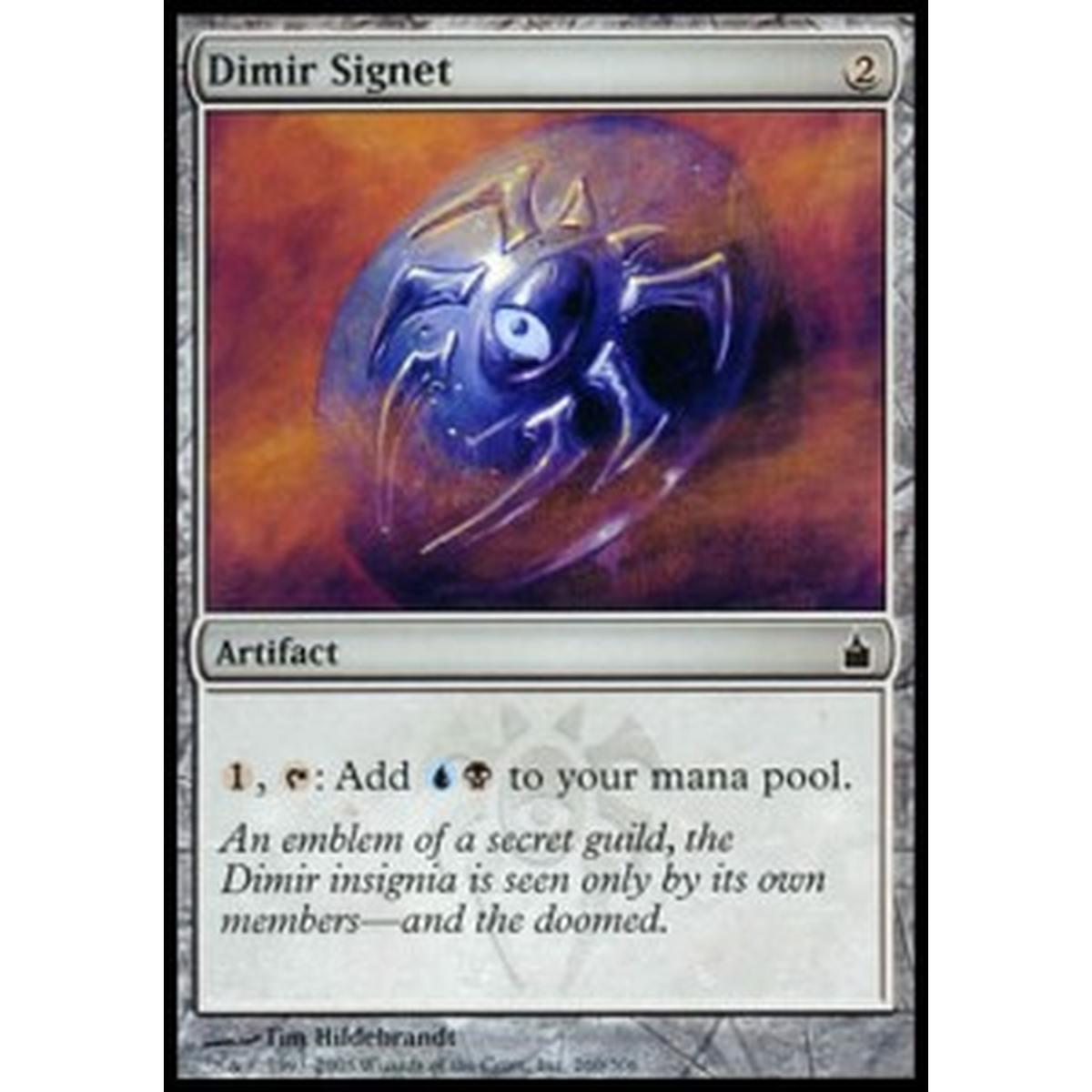 Dimir Signet - Sigillo Dimir - [RAV] [EX]